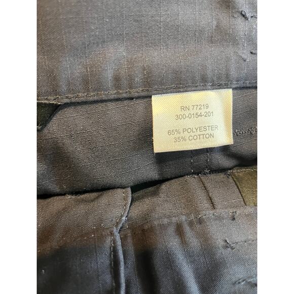 Twinhill Men Blue Cargo Work Pants RipStop Outdoor Navy Blue Cotton 38/S New - Picture 6 of 12